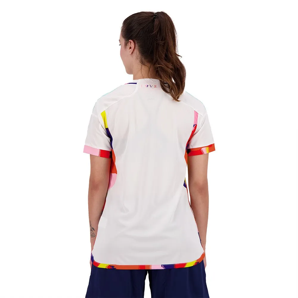 ADIDAS Belgium 22/23 Woman Short Sleeve T-Shirt Away 4 ADIDAS Belgium 22/23 Woman Short Sleeve T-Shirt Away - Image 2