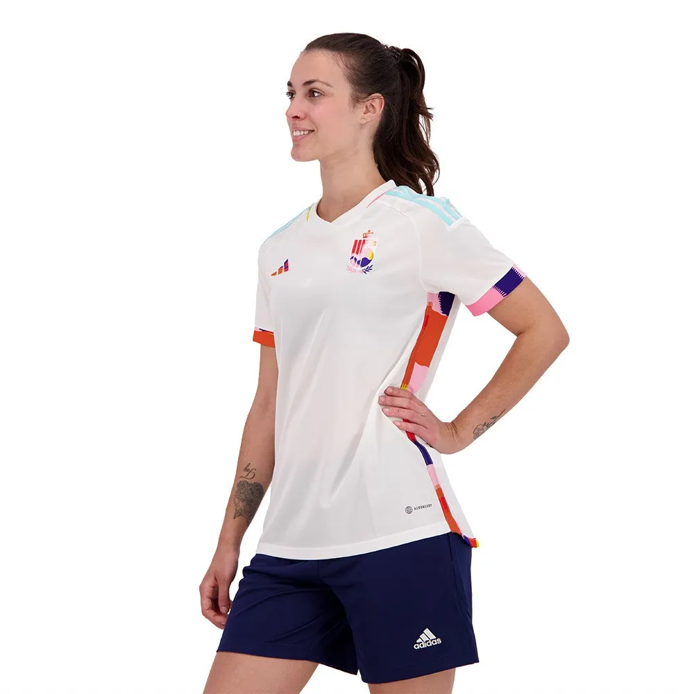 ADIDAS Belgium 22/23 Woman Short Sleeve T-Shirt Away 6 ADIDAS Belgium 22/23 Woman Short Sleeve T-Shirt Away - Image 4