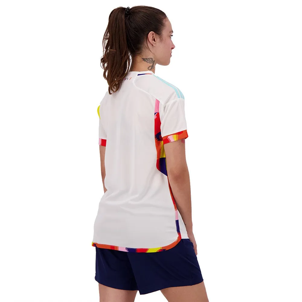ADIDAS Belgium 22/23 Woman Short Sleeve T-Shirt Away 7 ADIDAS Belgium 22/23 Woman Short Sleeve T-Shirt Away - Image 5