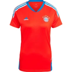 ADIDAS FC Bayern Munich 22/23 Woman Short Sleeve T-Shirt Travel -Softee Sport Zone adidas fc bayern munich 22 23 woman short sleeve t shirt travel 2