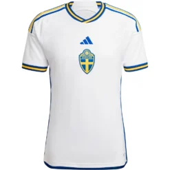 ADIDAS Sweden 22/23 Short Sleeve T-Shirt Away -Softee Sport Zone adidas sweden 22 23 short sleeve t shirt away 2