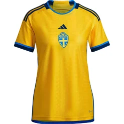 ADIDAS Sweden 22/23 Woman Short Sleeve T-Shirt Home -Softee Sport Zone adidas sweden 22 23 woman short sleeve t shirt home 2