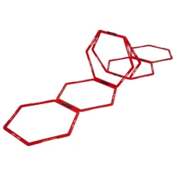 PURE2IMPROVE Hexagonals Rings 46 Cm 6 Units -Softee Sport Zone pure2improve hexagonals rings 46 cm 6 units 2