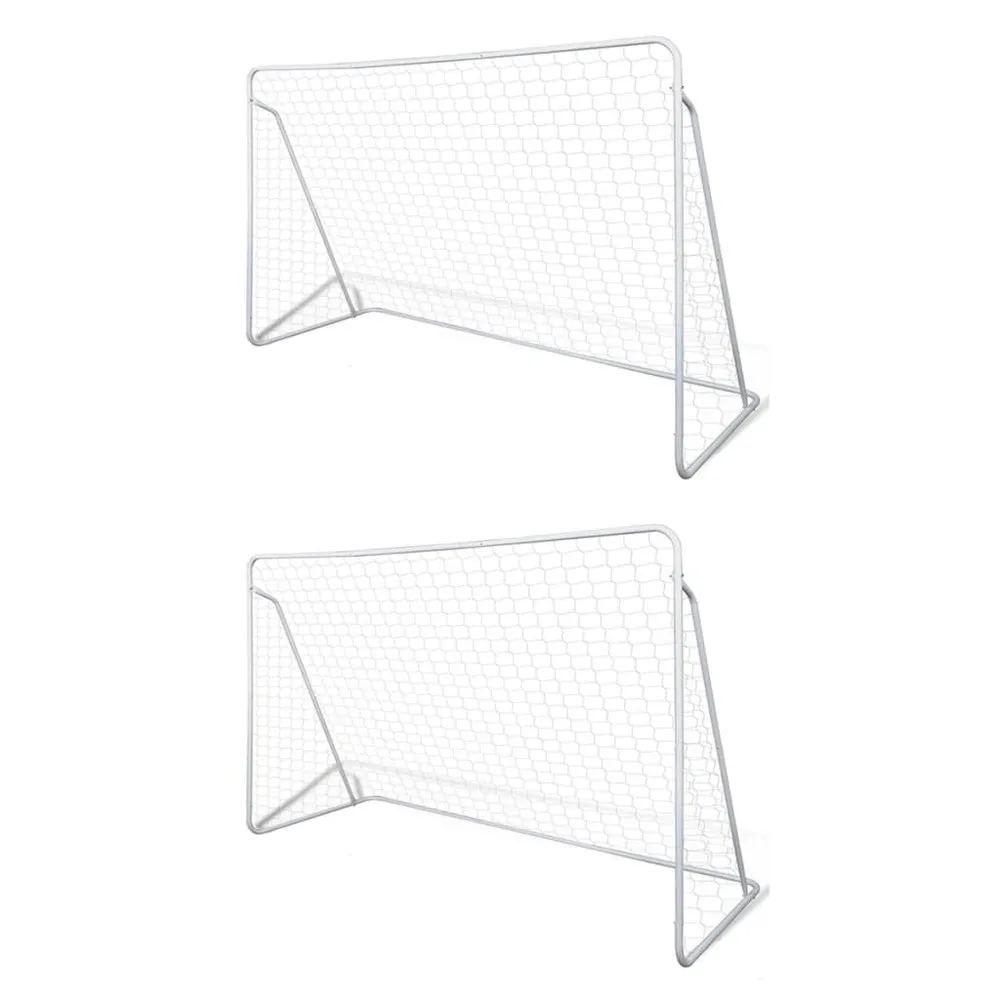 VIDAXL Football Goal Nets Steel 2 Units 3 VIDAXL Football Goal Nets Steel 2 Units