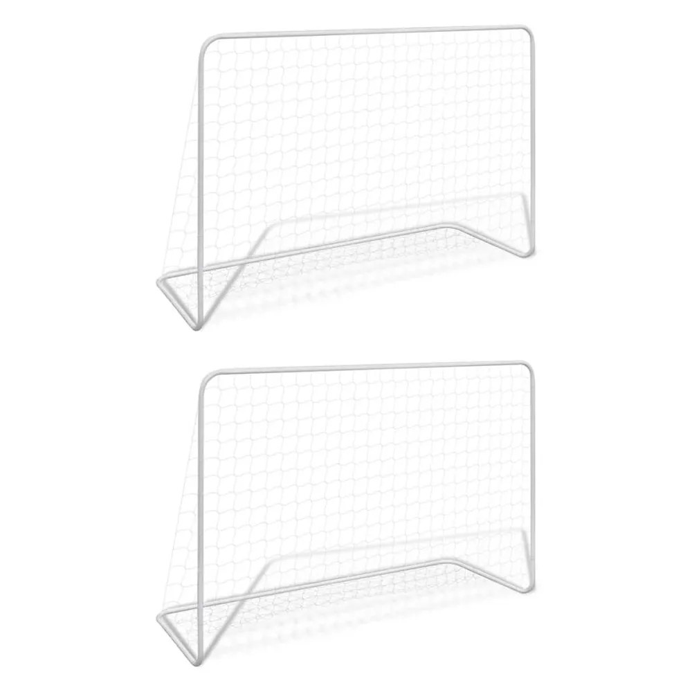 VIDAXL Football Goals With Nets 182X61X122Cm 2 Units 3 VIDAXL Football Goals With Nets 182X61X122Cm 2 Units