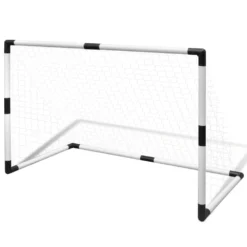 VIDAXL Mini Soccer Goals Post Net Set 2 Units For 91.5X48X61Cm 8 VIDAXL Mini Soccer Goals Post Net Set 2 Units For 91.5X48X61Cm -Softee Sport Zone vidaxl mini soccer goals post net set 2 units for 91.5x48x61cm 1