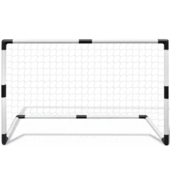 VIDAXL Mini Soccer Goals Post Net Set 2 Units For 91.5X48X61Cm 10 VIDAXL Mini Soccer Goals Post Net Set 2 Units For 91.5X48X61Cm -Softee Sport Zone vidaxl mini soccer goals post net set 2 units for 91.5x48x61cm 3