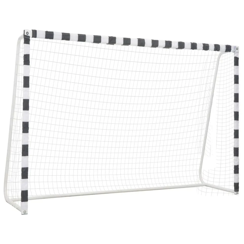 VIDAXL Soccer Goal Metal 300x200x90 Cm 3 VIDAXL Soccer Goal Metal 300x200x90 Cm
