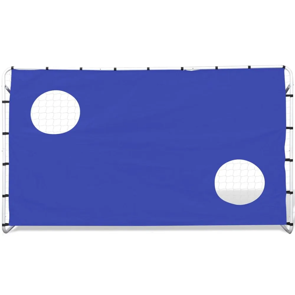 VIDAXL Soccer Goal With Aiming Wall Steel 240X92X150Cm 4 VIDAXL Soccer Goal With Aiming Wall Steel 240X92X150Cm - Image 2